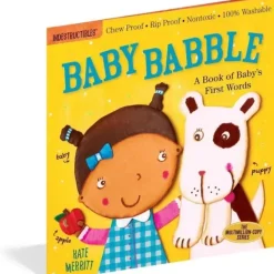 Workman Publishing Indestructibles Baby Babble Book - cutbabycare.com | baby boutique & care hub* Shop