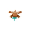 WubbaNub Plush Pacifier, Brown Moose - cutbabycare.com | baby boutique & care hub* Discount