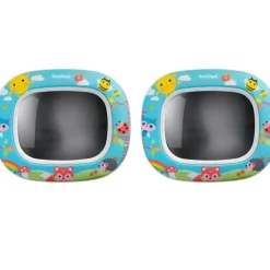 Shop All|2x Benbat Baby Night & Day 30cm Car Head Rest Mirror w/Light/Lullaby/Remote Blue - cutbabycare.com | baby boutique & care hub