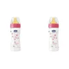 Nursing Feeding|2x Chicco Nursing Baby Well-Being 250ml Feeding Bottle/Anti Colic Teat 2m+ Girl - cutbabycare.com | baby boutique & care hub