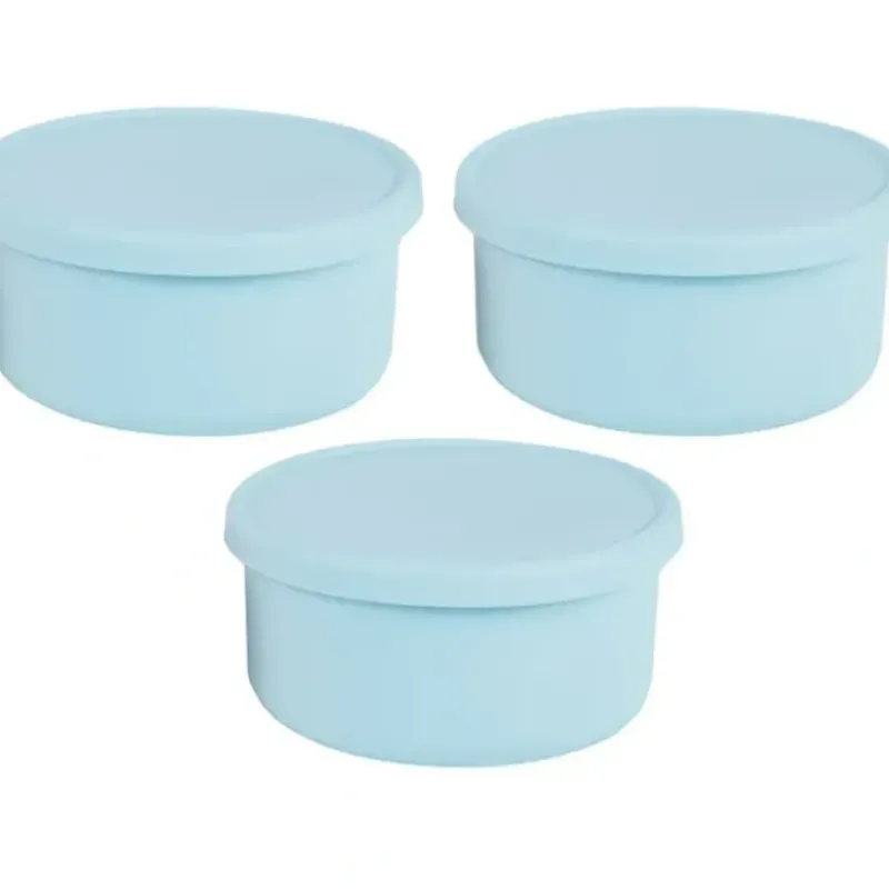 Shop All|3x Cuddle Bug Baby/Infant Feeding Silicone Bowl w/ Lid 14.5x14.5cm 2 Blue/Pink - cutbabycare.com | baby boutique & care hub