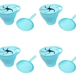 Shop All|4x Cuddle Bug Baby/Toddler Feeding Silicone Collapsible Snack Spinner Cup 320ml - cutbabycare.com | baby boutique & care hub