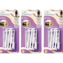 Shop All|18x dreambaby Self-Locking Cabinet/Drawer Baby/Children Safety Catches White - cutbabycare.com | baby boutique & care hub