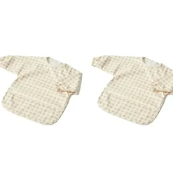 Shop All|2x Jiggle & Giggle Polyester Gingham Smock Long-Sleeve Baby/Infant Feeding Apron - cutbabycare.com | baby boutique & care hub
