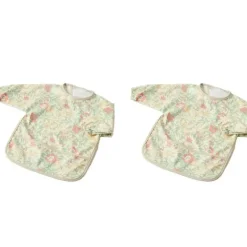 Shop All|2x Jiggle & Giggle Polyester Spring Garden Smock Long-Sleeve Baby Feeding Apron - cutbabycare.com | baby boutique & care hub