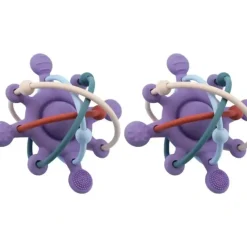 Shop All|2x Koala Dream Kids/Childrens Silicone Sensory Space Rattle Teether Purple 4M+ - cutbabycare.com | baby boutique & care hub