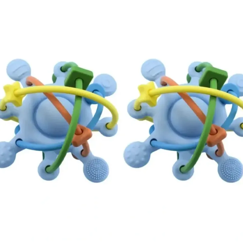 Shop All|2x Koala Dream Kids/Childrens Silicone Sensory Space Rattle Teether Blue 4M+ - cutbabycare.com | baby boutique & care hub