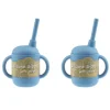 Shop All|2x Koala Dream Silicone Baby/Toddler Sippy Cup/Mug w/ Straw And Handles Blue 0m+ - cutbabycare.com | baby boutique & care hub