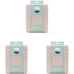 Shop All|3x Little Haven Dot Velour Soft Gentle Baby/Kids Changing Pad Cover Rose 88cm - cutbabycare.com | baby boutique & care hub