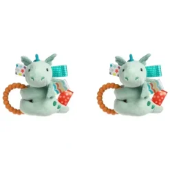 Shop All|2x Mary Meyer Taggies Drax Dragon 13cm Teether Rattle Toy Baby Kids 0+ Green - cutbabycare.com | baby boutique & care hub