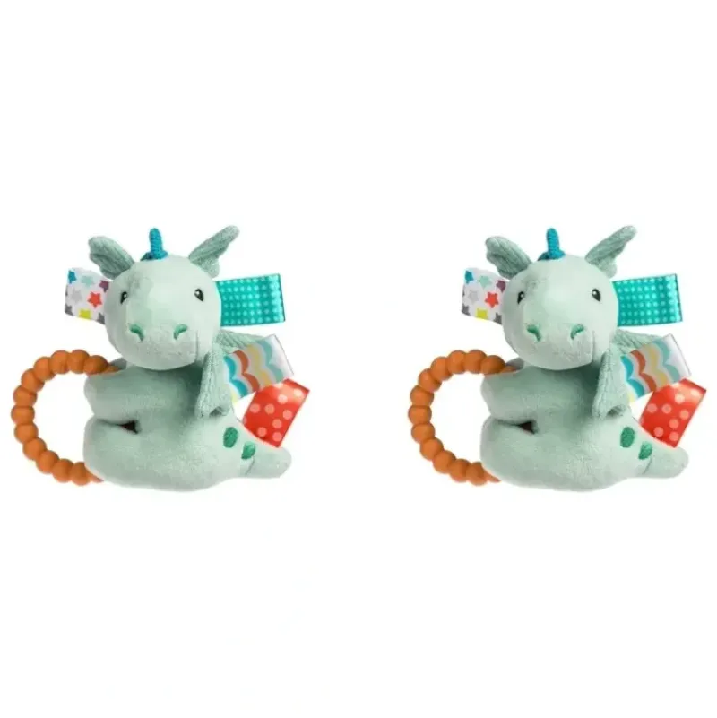 Shop All|2x Mary Meyer Taggies Drax Dragon 13cm Teether Rattle Toy Baby Kids 0+ Green - cutbabycare.com | baby boutique & care hub
