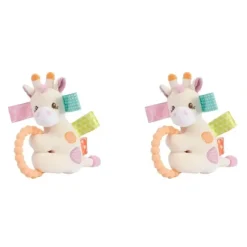 Shop All|2x Mary Meyer Taggies Tilly Giraffe 13cm Teether Rattle Toy Baby Kids 0+ PNK - cutbabycare.com | baby boutique & care hub