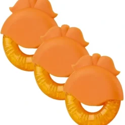 Health Safety|3x Nuby CoolBite Baby Fruit Design Mouth/Gum Teether w/ Sleeve 3m+ Assorted - cutbabycare.com | baby boutique & care hub
