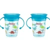 Shop All|2x Nuby Tritan Twin 360 No Spill Baby Wonder Drinking Cup 240ml 6m+ Assorted - cutbabycare.com | baby boutique & care hub