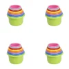 Shop All|4x 8pc Cuddle Bug Baby/Toddler Stacking Fun Play Toy Cups 30x8.4cm Assorted - cutbabycare.com | baby boutique & care hub
