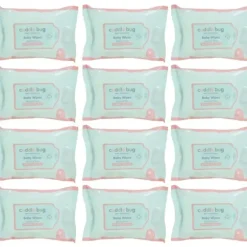 Shop All|12x 20pc Cuddle Bug Comfort Cleansing Fragrance Free Baby Wipes 14cm Pink/Blue - cutbabycare.com | baby boutique & care hub
