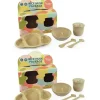 Shop All|2x 5pc EcoSouLife Reusable Rice Husk Baby/Infant Feeding Utensils Set Beige - cutbabycare.com | baby boutique & care hub