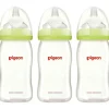 Shop All|3x PIGEON Softouch Glass Peristaltic Plus Feeding Bottle 160ml SS Teat Baby 0m+ - cutbabycare.com | baby boutique & care hub