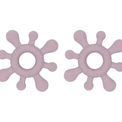 Shop All|2x Playground Baby 12cm Silicone Splash Teether Teething Toy 4m+ Dusty Mauve - cutbabycare.com | baby boutique & care hub