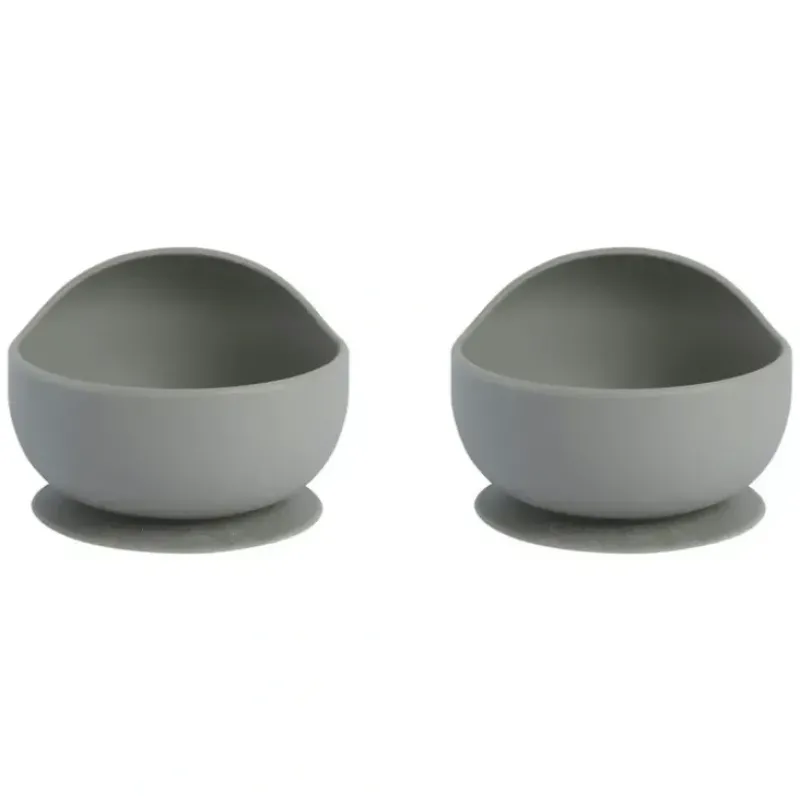 Shop All|2x Splosh Baby Elephant Silicone Bowl w/ Suction Base Food Feeding 12cm Grey 0+ - cutbabycare.com | baby boutique & care hub