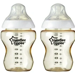 Shop All|2x Tommee Tippee Closer To Nature Super Soft Silicone Teat Bottle 260ml 3M+ - cutbabycare.com | baby boutique & care hub