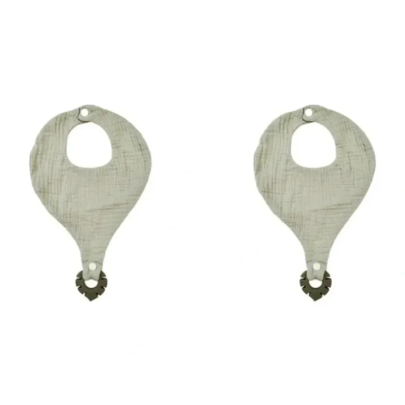 Shop All|2x Urban Bubsy 20x28cm Cotton Bib w/ Silicone Teether Baby/Infant Feeding Sage - cutbabycare.com | baby boutique & care hub
