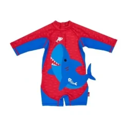 Zoocchini - Baby One Piece Surf Suit, Sherman The Shark - cutbabycare.com | baby boutique & care hub* Hot