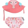 Zoocchini - Baby Swim Diaper & Sun Hat Set, Sally The Seahorse - cutbabycare.com | baby boutique & care hub* Outlet