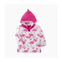 Zoocchini - Baby Terry Swim Coverup Upf50+, Flamingo - cutbabycare.com | baby boutique & care hub* Clearance