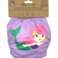 Zoocchini - Cloth Diaper Mermaid With 2Pk Insert One Size - cutbabycare.com | baby boutique & care hub* Shop
