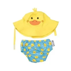 Zoocchini Baby Swim Diaper & Sun Hat Set Duck - cutbabycare.com | baby boutique & care hub* Online